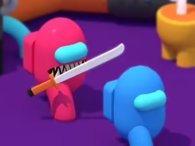 Red Impostor vs Crew